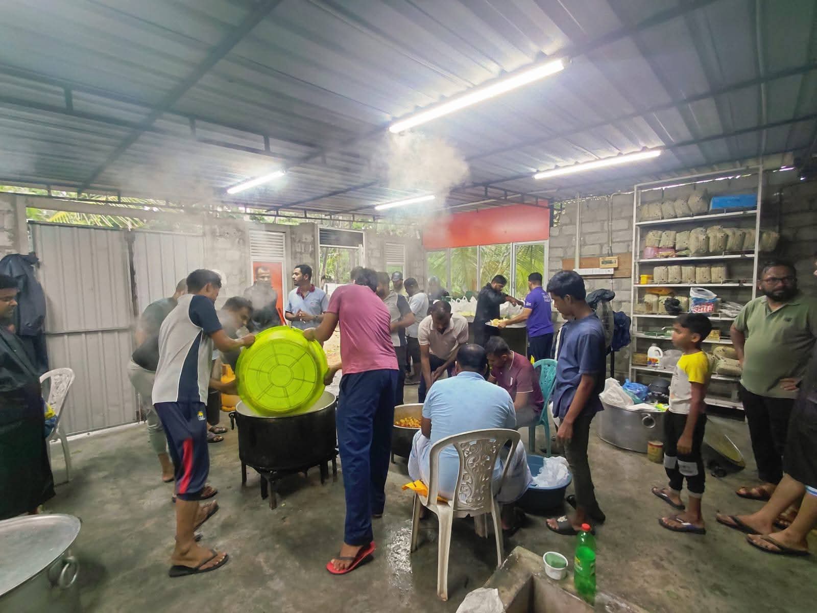 Flood-affected area in Kattankudy